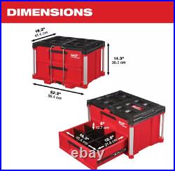 Free Shipping, 22 in. 2-Drawer Tool Box with Metal Reinforced Corners