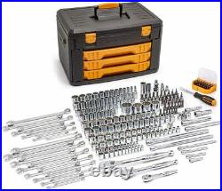 GEARWRENCH 243 Pc. 12 Pt. Mechanics Tool Set in 3 Drawer Storage Box 80972