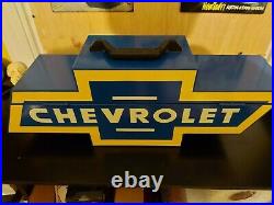 GOBOXES Chevrolet/Chevy Bow Tie Steel Tool-Box Storage GM Officially Licensed