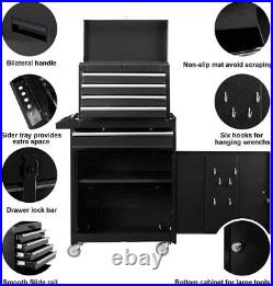 Garage Workshop Organizer/Detachable 4 Drawer Tool Chest WithStorage Cabinet