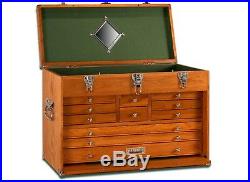 Gerstner International GI-T24 11 Drawer Oak/Veneer Chest Tools Hobby FREE SHIP