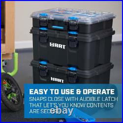 HART Stack System, Mobile Tool Box for Storage Organization Fits Modular Storage