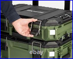 HIKOKI MULTI CRUISER Set Green  Tool Box (M), Tool Box (L), Carry Box 3-pc Set
