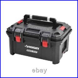 HUSKY Build-Out 22 In. Black Plastic 3-In-1 Tool Box Set