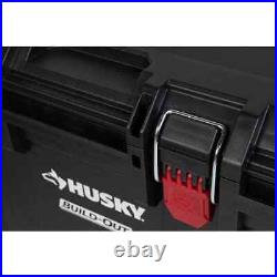 HUSKY Build-Out 22 In. Black Plastic 3-In-1 Tool Box Set