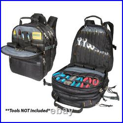HVAC 75-Pocket Tool Backpack Electrician Mechanic Technician Organizer Bag Box