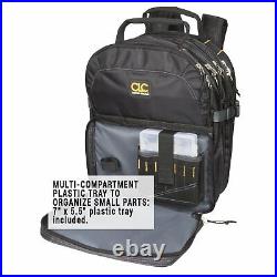 HVAC 75-Pocket Tool Backpack Electrician Mechanic Technician Organizer Bag Box