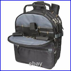 HVAC 75-Pocket Tool Backpack Electrician Mechanic Technician Organizer Bag Box