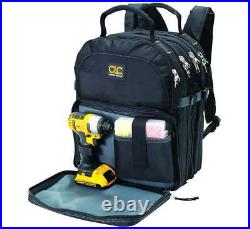 HVAC 75-Pocket Tool Backpack Electrician Mechanic Technician Organizer Bag Box