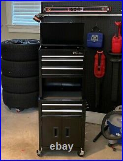 HYPER Tough 20 Rolling Sturdy Steel Tool Chest 5 Drawers and Cabinet Tool Boxes