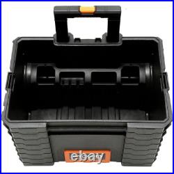 Heavy Duty 22 in. Professional Lockable Gear Cart Tool Box All Terrain Wheels