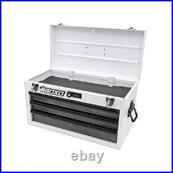 Heavy Duty 3-Drawer Tool Box Portable With Lock System Durable Steel Storage New Heavy Duty 3-Drawer Tool Box Portable With Lock System Durable Steel Storage New
