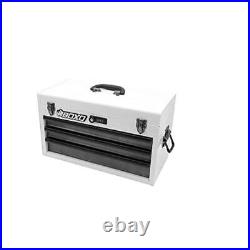 Heavy Duty 3-Drawer Tool Box Portable With Lock System Durable Steel Storage New Heavy Duty 3-Drawer Tool Box Portable With Lock System Durable Steel Storage New