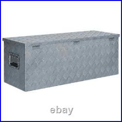 Heavy Duty Aluminum Truck Tool Box Pickup Trailer RV Tool Storage Boxes Locker