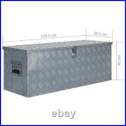 Heavy Duty Aluminum Truck Tool Box Pickup Trailer RV Tool Storage Boxes Locker