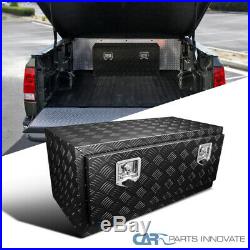 Heavy Duty Black 36 Truck Pickup Under bed Tool Box Trailer Storage Bed with Lock