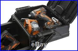 Heavy Duty Rolling Tool Box Chest Storage Wheels Expanding Lid Storage