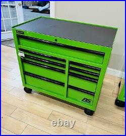 Homak RS PRO LG04004193 9-Drawer Rolling Toolbox green