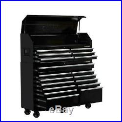 Husky 18 Drawer Tool Box and Rolling Cabinet Combo