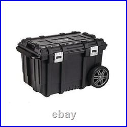 Husky 26 IN Connect Rolling Mobile Tool Box in Black With Wheels