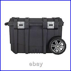 Husky 26 IN Connect Rolling Mobile Tool Box in Black With Wheels