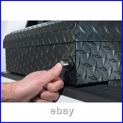Husky Crossbed Truck Tool Box 71.36 Full Size Rubber Seal Aluminum Matte Black