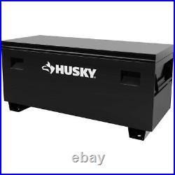 Husky Jobsite Tool Box 24x60x27.5 Steel Water Resistant with Welded Seams Black