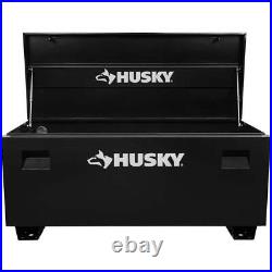 Husky Jobsite Tool Box 24x60x27.5 Steel Water Resistant with Welded Seams Black