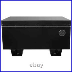 Husky Toolbox 32-in W Tool Storage Unkeyed Steel Job Site Single Headed Black Husky Toolbox 32-in W Tool Storage Unkeyed Steel Job Site Single Headed Black