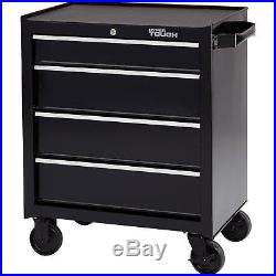 Hyper Tough 4-Drawer Rolling Tool Cabinet with Ball-Bearing Slides, 26W
