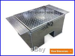 Iconic MetalGear Aluminum In-frame Semi Truck Tool Box 23Wx13Hx18D P#1802