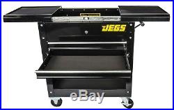 JEGS 81412 Heavy-Duty Tool Box Cart Sliding Top 350 lb. Capacity