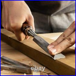 Japanese Nomi Chisel 6 Set With Box Woodworking carpenter Tool EZARC Japan F/S