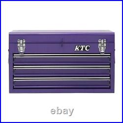 KTC Tool Box SKX0213PU2 Purple Limited time color 3 tiers 3 drawers New