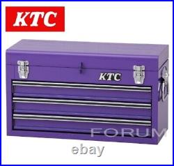 KTC Tool Box SKX0213PU2 Purple Limited time color 3 tiers 3 drawers New