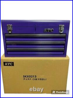 KTC Tool Box SKX0213PU2 Purple Limited time color 3 tiers 3 drawers New