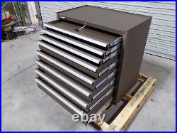 Kennedy Roller Cabinet Tool Box 8 Drawer 40 x 34 x 20 Steel Brown 348XB