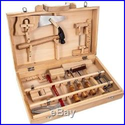 Tool Box New » Kids Children Wooden Diy Work Bench Learning Tool Set ...