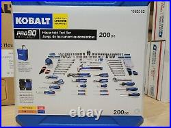 Kobalt 200-Piece Household Tool Set with Hard Case NEW IN BOX
