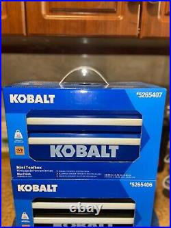 Kobalt Mini Tool Box 25th Anniversary Black And Blue BUNDLE TIKTOK SHIPS FAST Kobalt Mini Tool Box 25th Anniversary Black And Blue BUNDLE TIKTOK SHIPS FAST