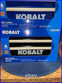 Kobalt Mini Tool Box 25th Anniversary Black And Blue BUNDLE TIKTOK SHIPS FAST Kobalt Mini Tool Box 25th Anniversary Black And Blue BUNDLE TIKTOK SHIPS FAST