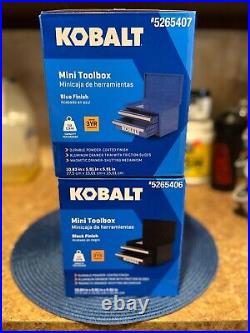 Kobalt Mini Tool Box 25th Anniversary Black And Blue BUNDLE TIKTOK SHIPS FAST