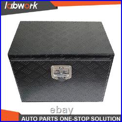 Labwork 24 x17 x18 Black Aluminum Tool Box for Camper Pickup Flatbed Storage