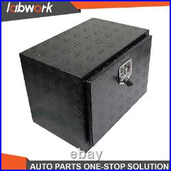 Labwork 24 x17 x18 Black Aluminum Tool Box for Camper Pickup Flatbed Storage