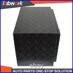 Labwork 24 x17 x18 Black Aluminum Tool Box for Camper Pickup Flatbed Storage