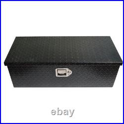 Labwork Aluminum Black Tool Box For Pickup Trailer Truck Storage 30 Inch