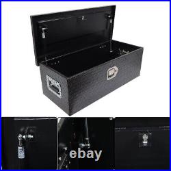 Labwork Aluminum Black Tool Box For Pickup Trailer Truck Storage 30 Inch