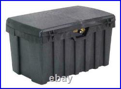 Large 53 Gallon Heavy Duty Black Tuff Bin Lock Tool Box Security Locking Storage