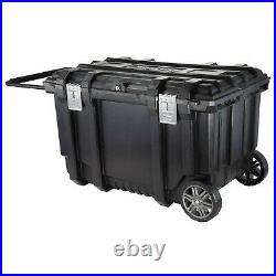 Large Rolling Tool Box Organizer Portable Workshop Cart Storage Bin Chest Case