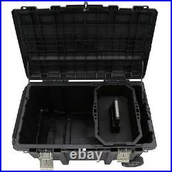 Large Rolling Tool Box Organizer Portable Workshop Cart Storage Bin Chest Case